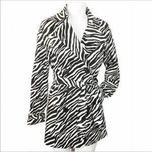 Vertigo Paris zebra trench coat